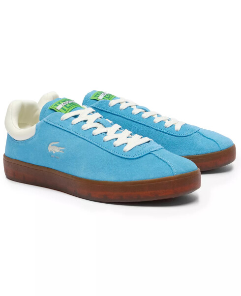 Men's Baseshot Lace-Up Court Sneakers Blue/Gum - 1