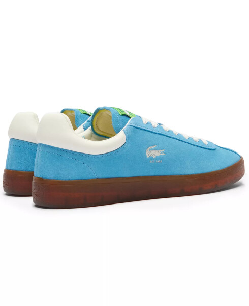 Men's Baseshot Lace-Up Court Sneakers Blue/Gum - 3