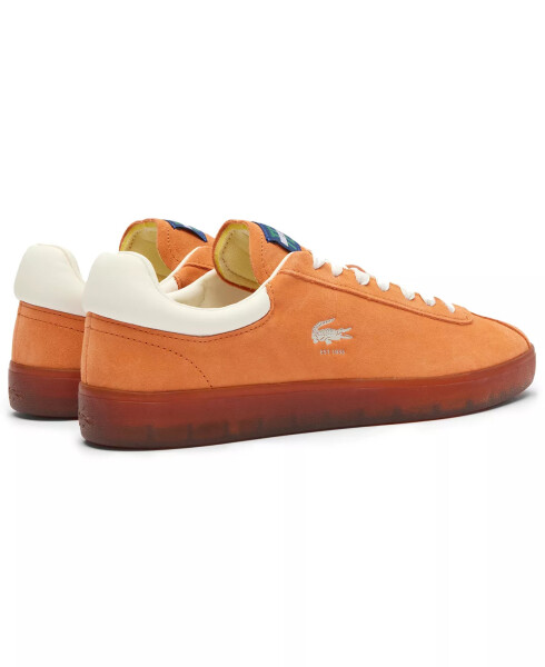 Men's Baseshot Lace-Up Court Sneakers Orange/Gum - 3