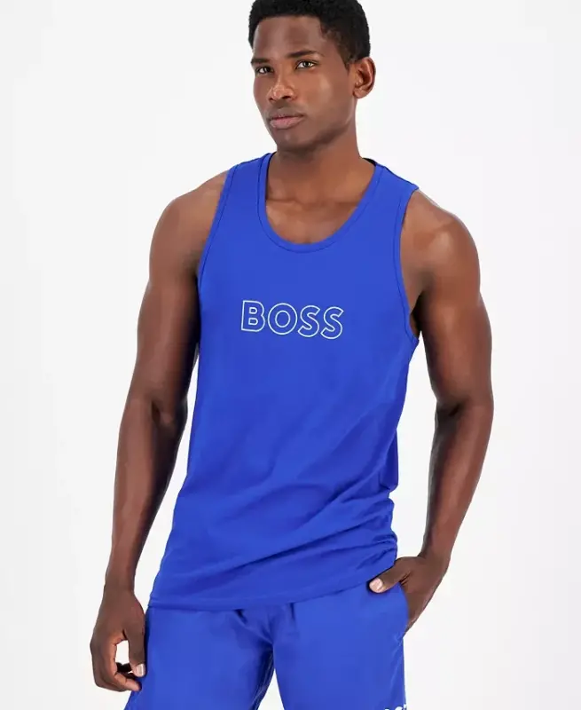 Men's Beach Logo Tank Top - HUGO BOSS