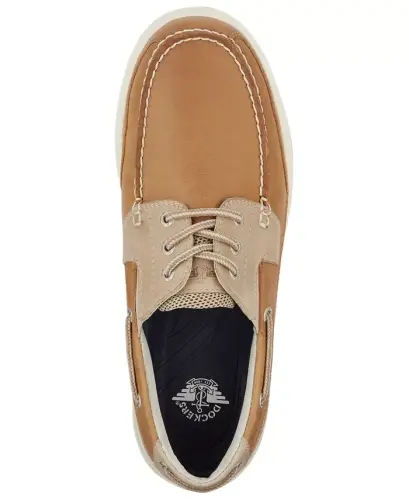 Men's Beacon Leather Casual Boat Shoe with NeverWet-Tan - 3