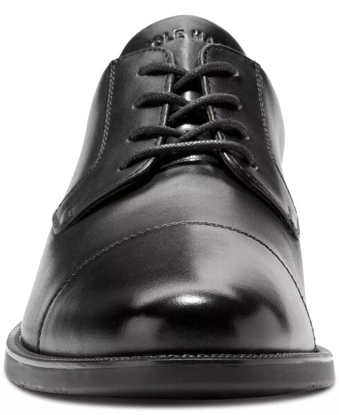 Men's Bedford Cap Toe Oxford Dress Shoe Black - 3