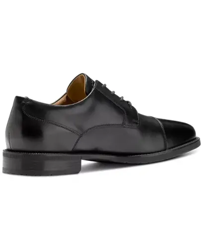 Men's Bedford Cap Toe Oxford Dress Shoe-Black - 4