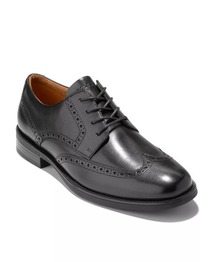 Men's Bedford Wingtip Lace-Up Shoe Black - 1