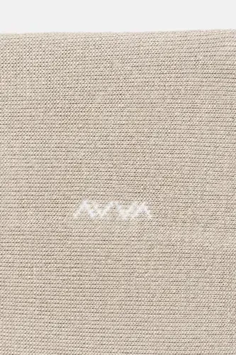 Men's Beige Cotton Ballet Socks B008557-Beige - 3