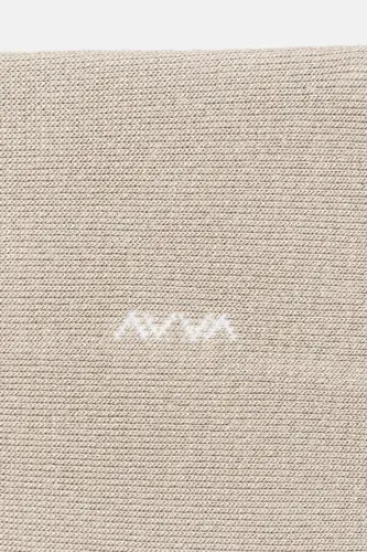 Men's Beige Cotton Ballet Socks B008557-Beige - 3