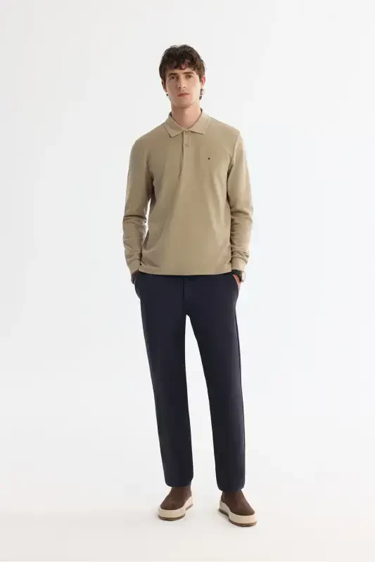 Men's Beige Sweatshirt - 5
