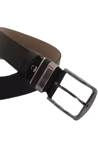 Men's Belt (2 Pieces) Jeans and Canvas Pants Belt-BLACK01 - MODAZONE (1)