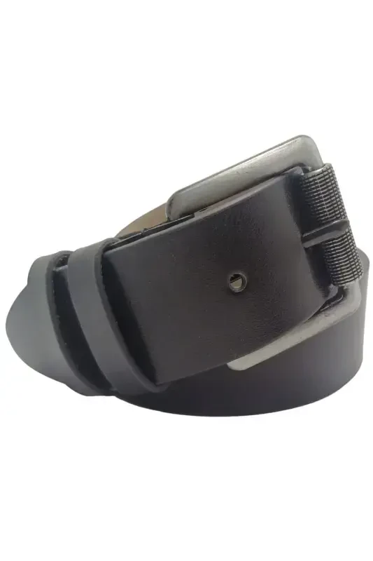Men's Belt (2 Pieces) Jeans and Canvas Pants Belt-BLACK01 - 5