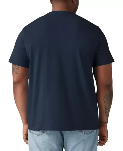 Men's Big and Tall Graphic Crewneck T-shirt - Dress Blues - 3