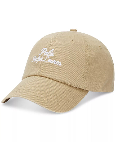 Men's Big Pony Twill Ball Cap Caf Tan - 1