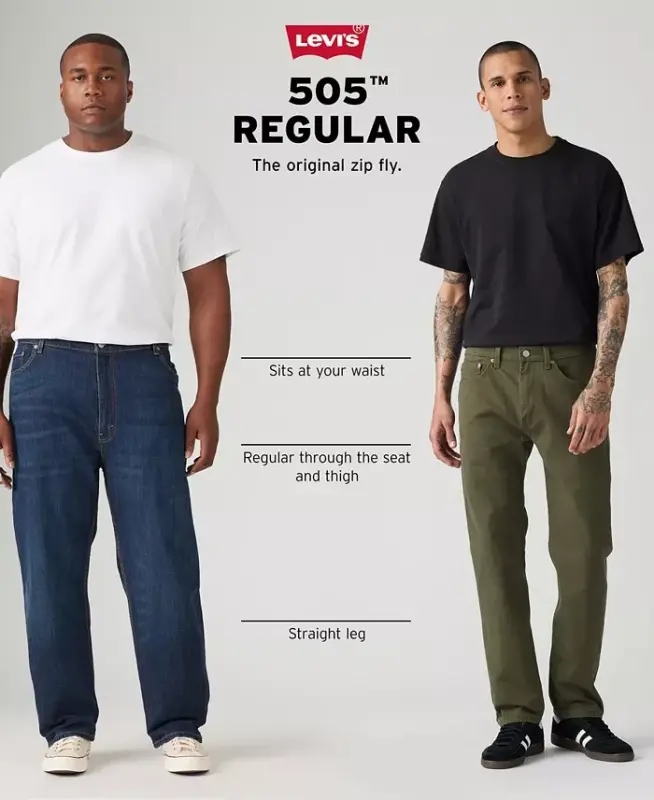 Men's Big & Tall 505™ Original-Fit Non-Stretch Jeans - 4
