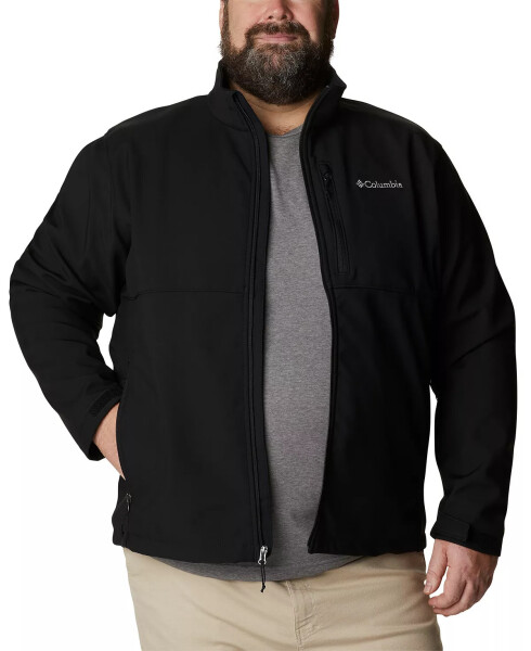 Men's Big & Tall Ascender Softshell Jacket Black - 1