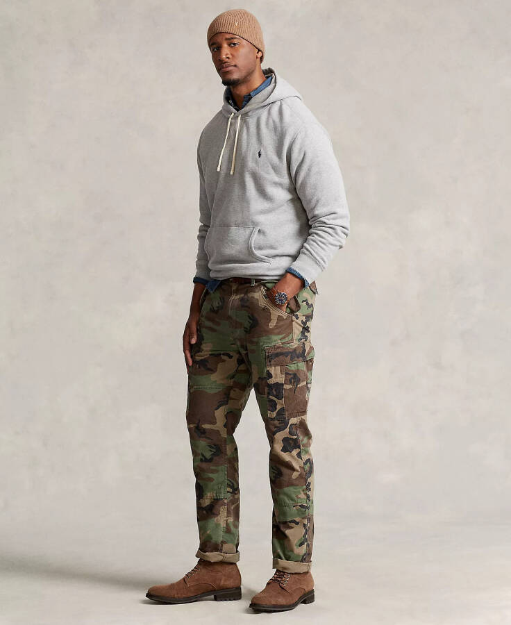 Men's Big & Tall Classic-Fit Camo Canvas Cargo Pants Surplus Camo - 3