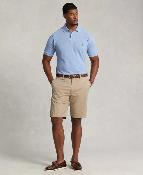 Men's Big & Tall Classic-Fit Cotton Mesh Polo Isle Heather - 5