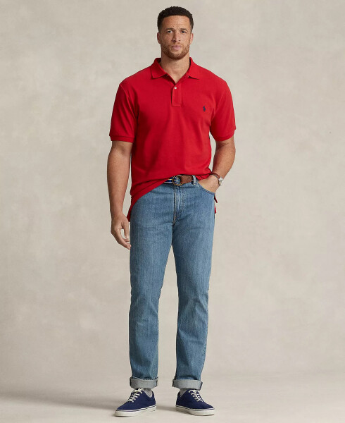 Men's Big & Tall Classic-Fit Cotton Mesh Polo Rl2000 Red - 4