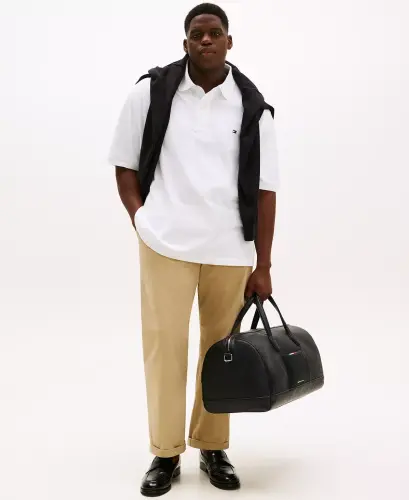 Men's Big & Tall Classic-Fit Ivy Polo-Classic White - 4