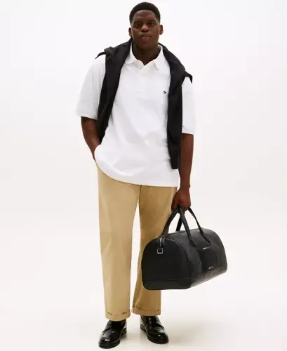 Men's Big & Tall Classic-Fit Ivy Polo-Classic White - 4