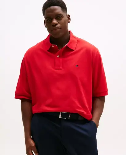 Men's Big & Tall Classic-Fit Ivy Polo - Primary Red 