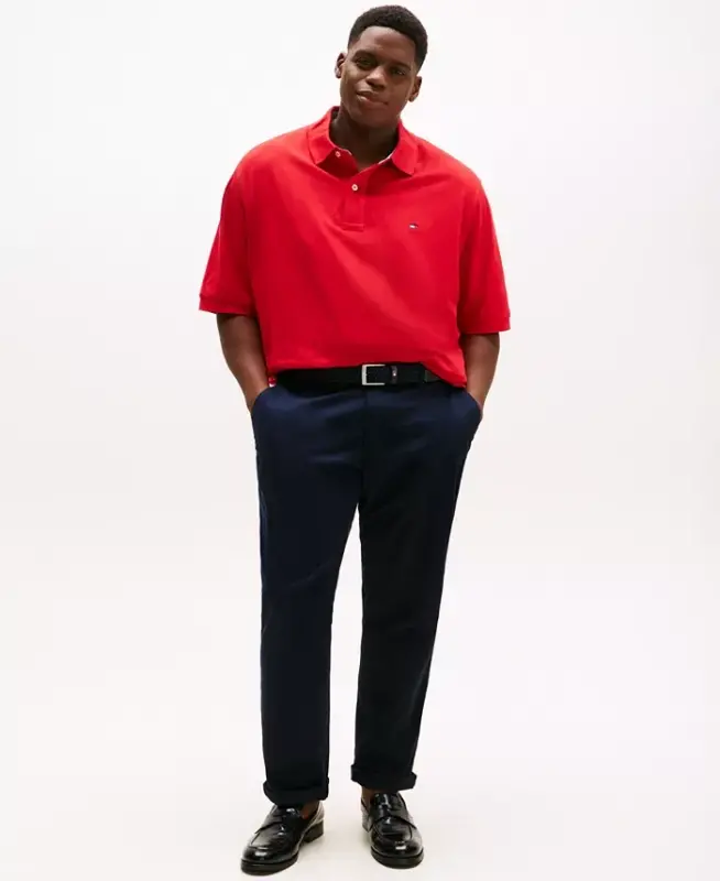 Men's Big & Tall Classic-Fit Ivy Polo - Primary Red - 4