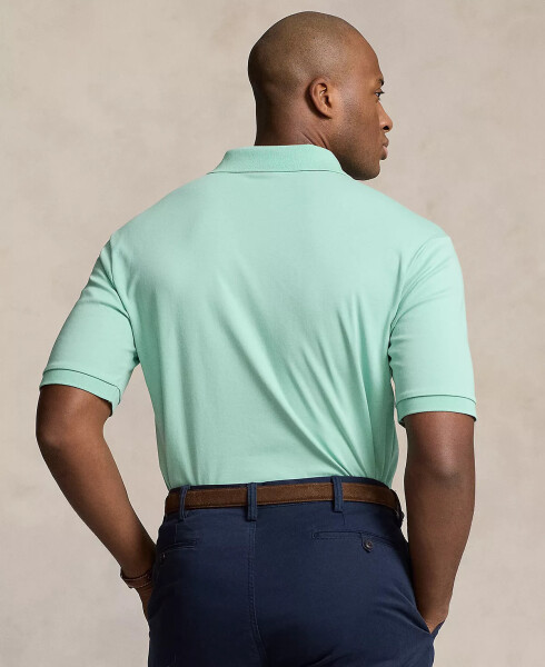 Men's Big & Tall Classic Fit Soft Cotton Polo Celadon - 6