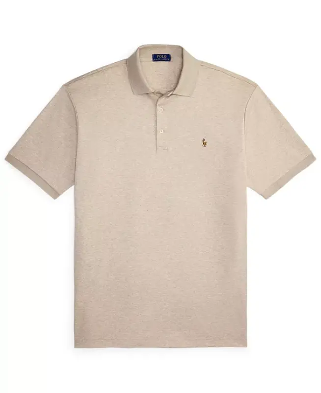 Men's Big & Tall Polo Shirt - Expedition Dune Heather - 5