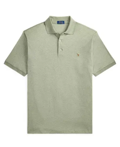 Men's Big & Tall Polo Shirt - Greenery Heather - 5
