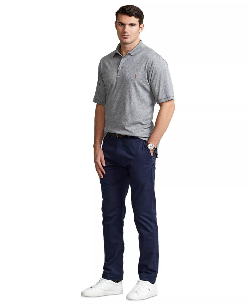 Men's Big & Tall Classic Fit Soft Cotton Polo Steel Heather - 4