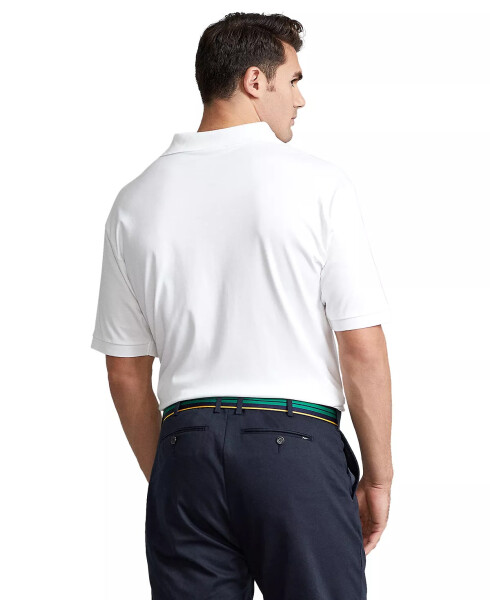 Men's Big & Tall Classic Fit Soft Cotton Polo White - 2