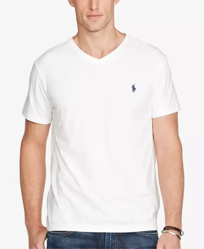 Men's Big & Tall Classic Fit V-Neck T-Shirt - POLO RALPH LAUREN