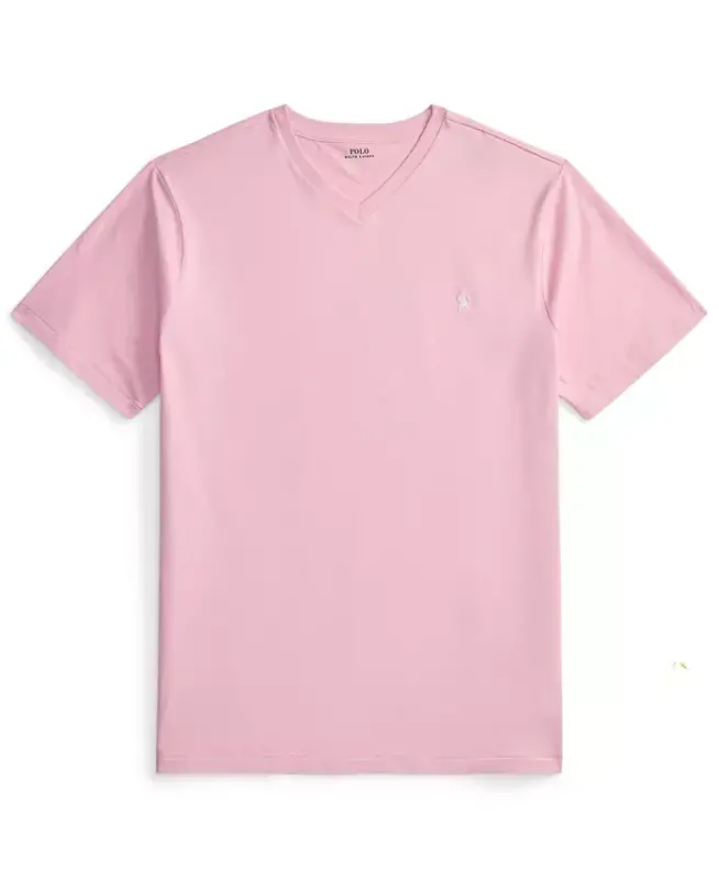 Men's Big & Tall V-Neck T-Shirt - Garden Pink - 5