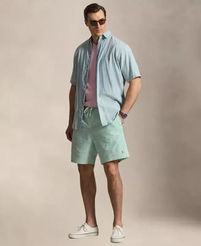 Men's Big & Tall Classic-Fit V-Neck T-Shirt - Garden Pink - 2