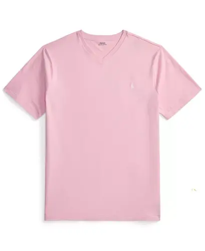 Men's Big & Tall Classic-Fit V-Neck T-Shirt - Garden Pink - 5