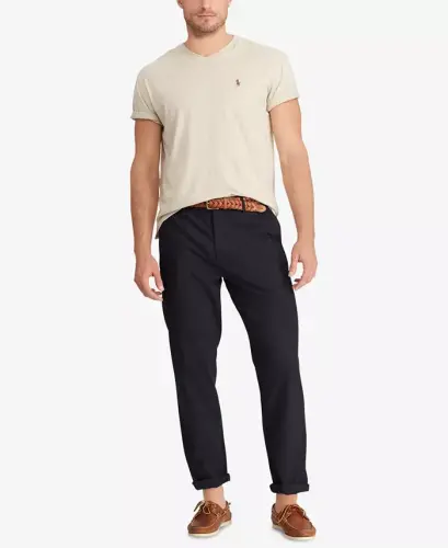 Men's Big & Tall Classic-Fit V-Neck T-Shirt - New Heather Gray - 7