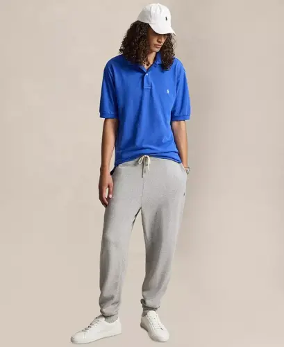 Men's Big & Tall Cotton Short-Sleeve Polo Shirt - New Iris Blue/C1730 - 2