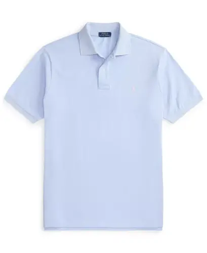 Men's Big & Tall Cotton Short-Sleeve Polo Shirt - Pebble Blue/C3115 - 6
