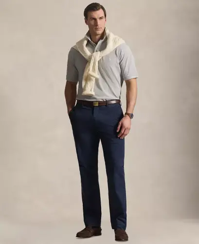 Men's Big & Tall Cotton Short-Sleeve Polo Shirt - Spring Heather/C1730 - 2