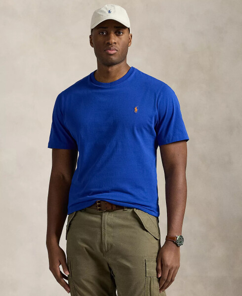 Men's Big & Tall Crew-Neck Pocket T-Shirt Royal Blue - 1