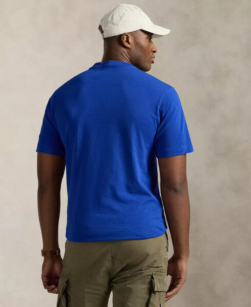 Men's Big & Tall Crew-Neck Pocket T-Shirt Royal Blue - 2