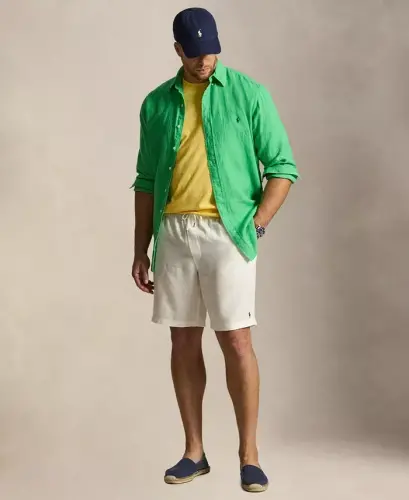 Men's Big & Tall Crew-Neck Pocket T-Shirt - Sunfish Yellow - POLO RALPH LAUREN (1)