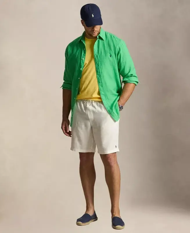 Men's Big & Tall Crew-Neck Pocket T-Shirt - Sunfish Yellow - 2