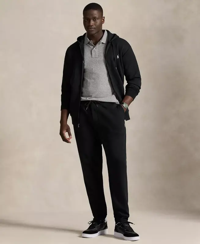 Men's Big & Tall Double-Knit Full-Zip Hoodie - 2