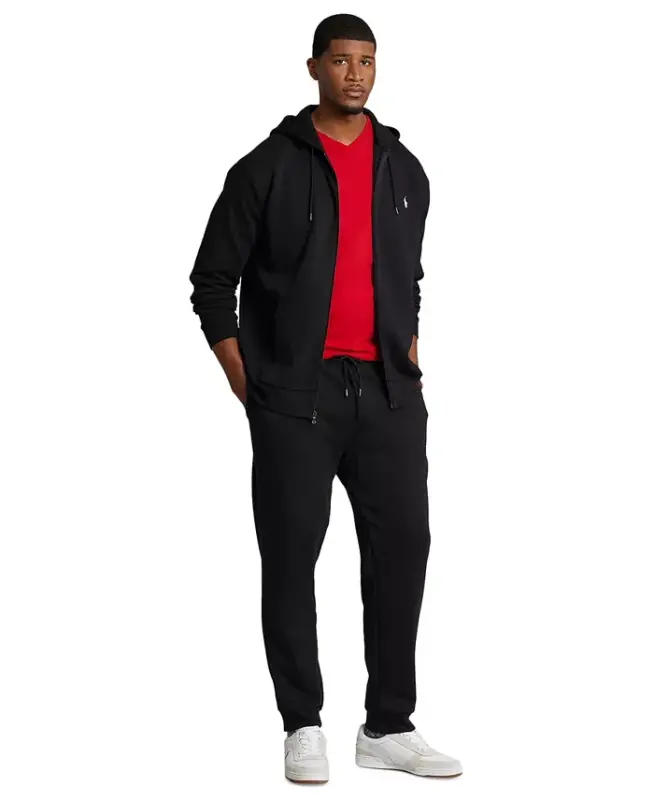 Men's Big & Tall Double-Knit Full-Zip Hoodie - 2