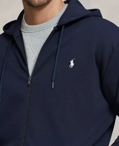Men's Big & Tall Double-Knit Full-Zip Hoodie - 3