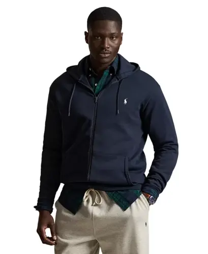 Men's Big & Tall Double-Knit Full-Zip Hoodie 