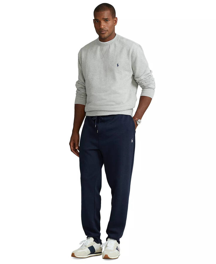 Men's Big & Tall Double-Knit Jogger Pants Navy - 4