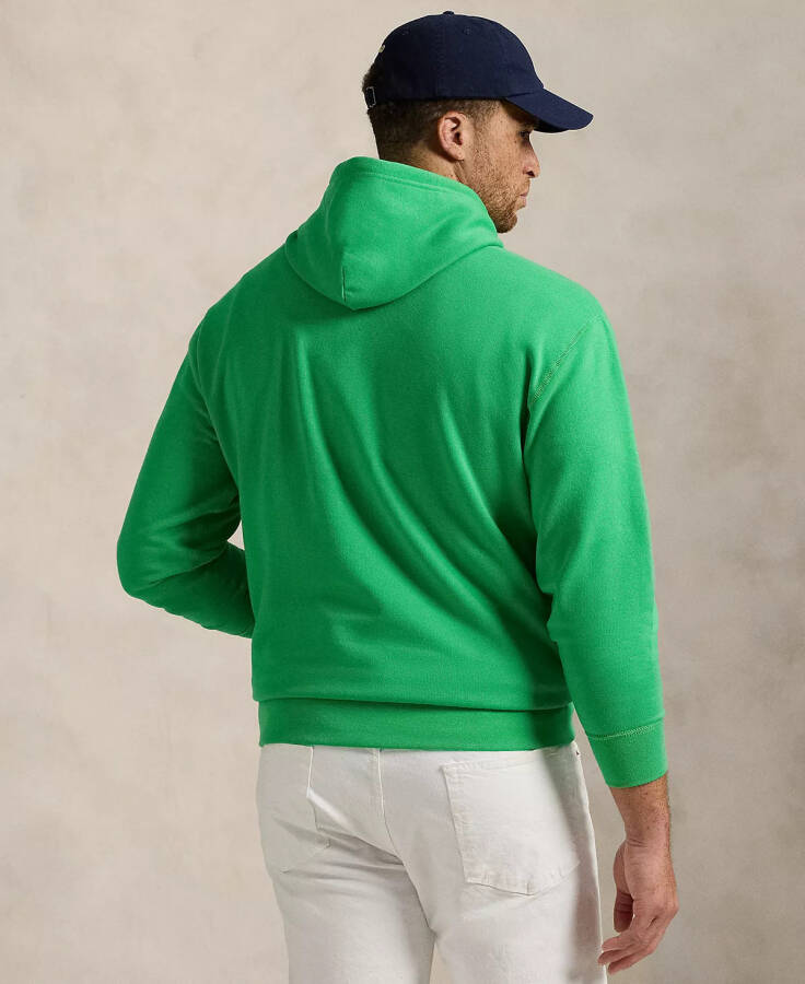 Men's Big & Tall Fleece Hoodie Water Emerald - 2