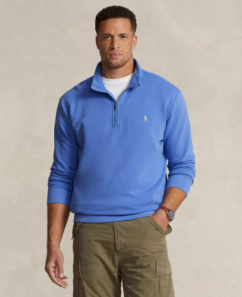 Men's Big & Tall Fleece Sweatshirt Summer Blue - 1