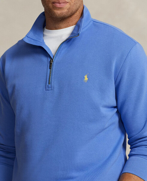 Men's Big & Tall Fleece Sweatshirt Summer Blue - 3