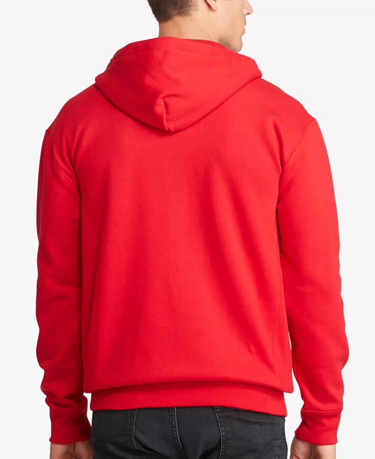 Men's Big & Tall Full-Zip Classic Fleece Hoodie RL 2000 Red - 2